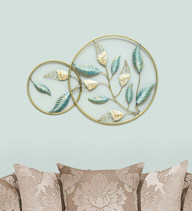 Pairing the beauty of nature with the rugged look of metal, this wall accent is sure to catch the eye no matter where it’s placed on your walls. create a circular shape that brings beauty and elegance to your décor. Hang this wrought iron wall art in your living room or home office to give your decor a refined and stunning accent.