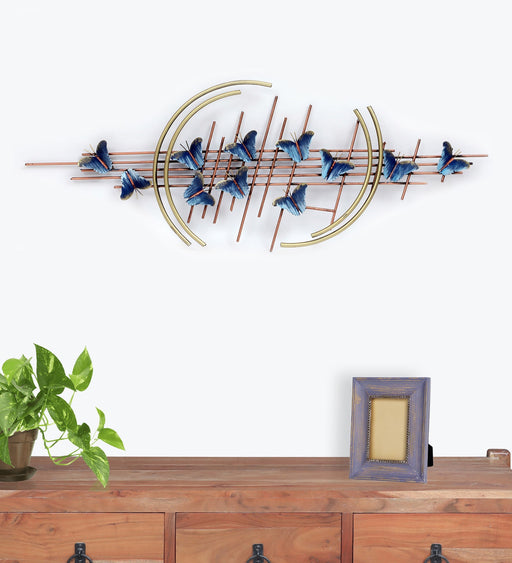 Bring contemporary abstraction to your home with this butterflies metal wall art. This metal artwork makes it the focal point of any room or office.