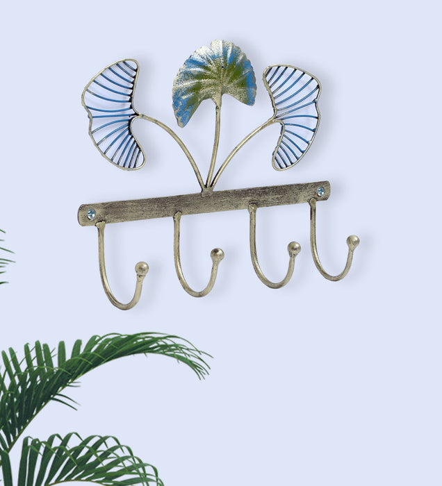 Organize in style with one easy step. From Vedas, this decorative Ginko Leaf Wall Hook is designed to hold a wide variety of items - coats, hats, handbags, umbrellas, keys, towels or robes. Perfectly suited for any room from foyers and hallways to bedrooms and bathrooms, even closets or anywhere some additional storage is needed.