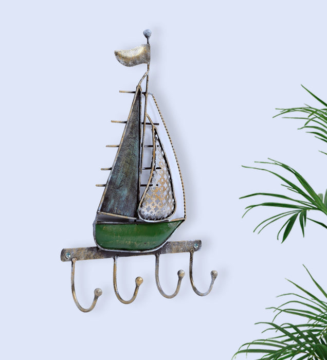 Organize in style with one easy step. From Vedas, this decorative Boat Hook is designed to hold a wide variety of items - coats, hats, handbags, umbrellas, keys, towels or robes. Perfectly suited for any room from foyers and hallways to bedrooms and bathrooms, even closets or anywhere some additional storage is needed.