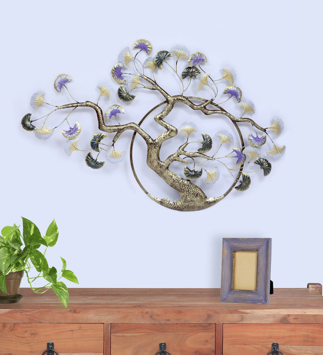 Find your Zen and reconnect with nature with the help of this crafty tree iron wall Decor. An infusion of multi colored hues and a symbolic tree, this wall Decor brings you closer to mother nature. Use it to liven up a bare wall or to spruce up an even livelier partition! It comes with a screw hole to ease in hanging this wall Decor. This wall Decor is very durable that it is suitable indoor use only. With its vintage look, it will sure be an amazing centerpiece to your space.